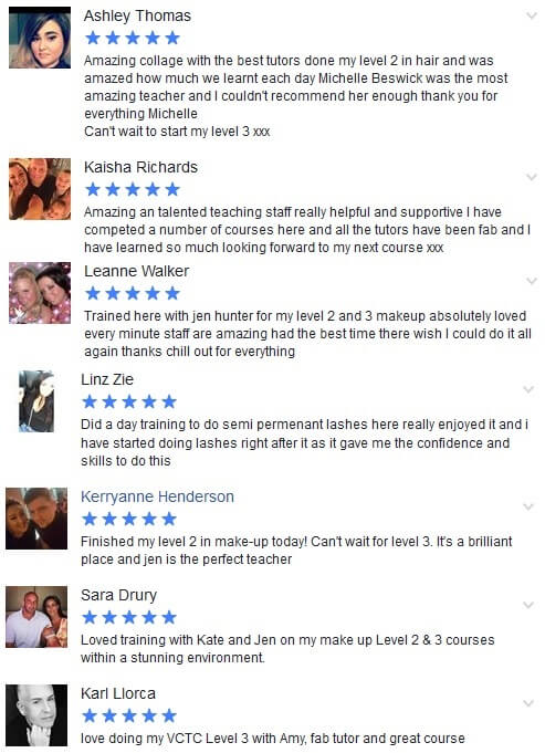 customer makeup course reviews facebook